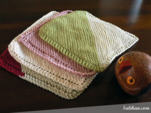 Beginner Knitted Dishcloth