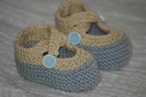 Knitted Baby Booties
