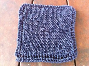 Beginner Knitted Dishcloth