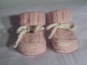 Knitted Baby Booties