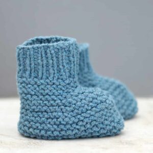 Knitted Baby Booties