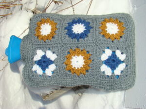 Crochet Hot Water Bottle Cover