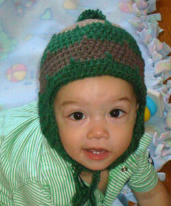 Crochet Toddler Hat with Earflaps