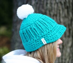 Crochet Double-Layer Beanie