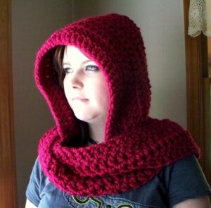 Crochet Hooded Cowl
