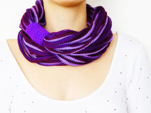 Crochet Chunky Infinity Scarf