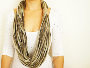 Crochet Chunky Infinity Scarf