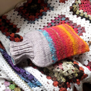 Crochet Hot Water Bottle Cover
